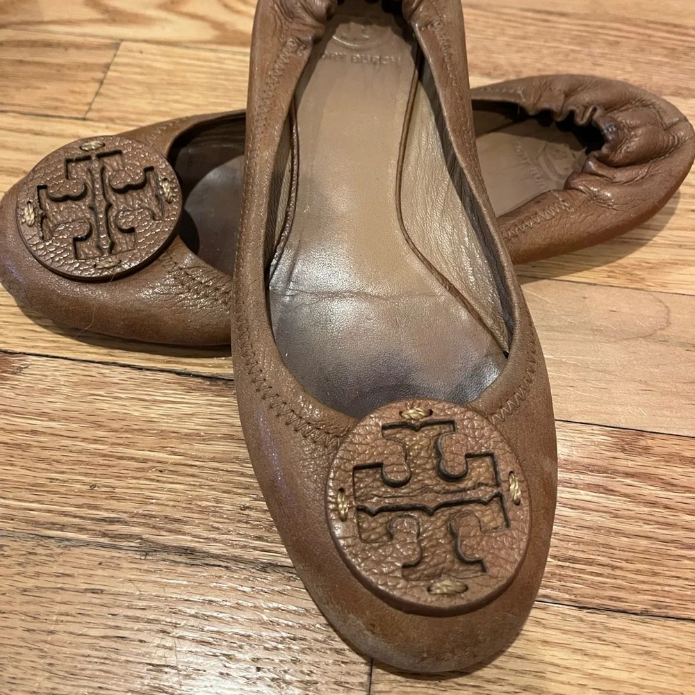 Tory Burch Ballet Flats - Tan - Size 9 - Picture 2 of 8